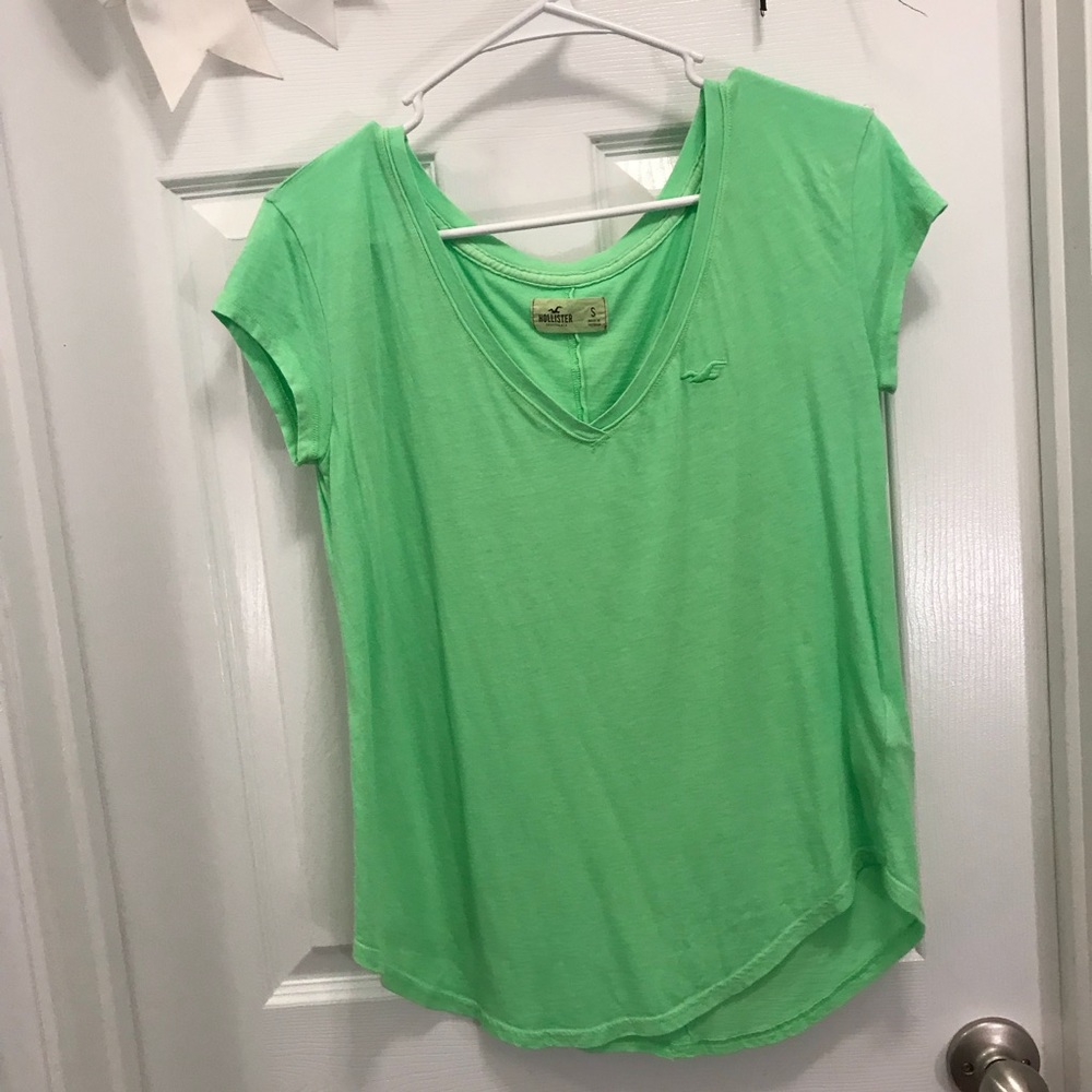 NEON Green V-Neck!